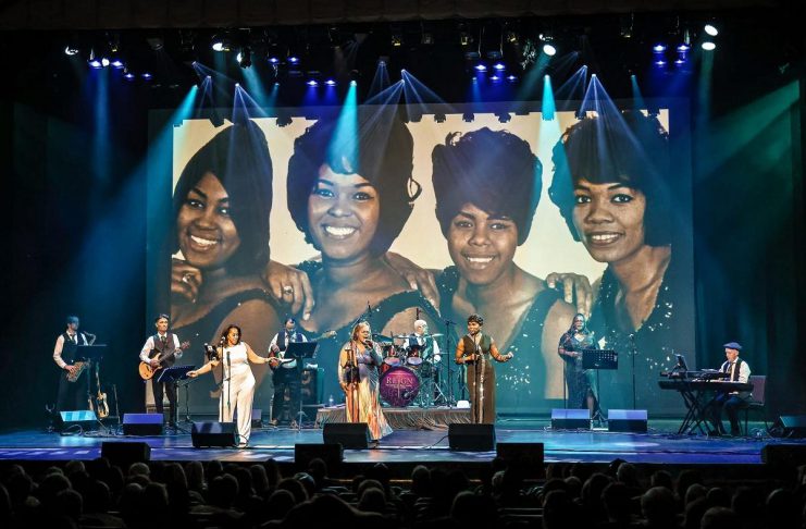 Lindsay-bound show pays homage to the musical contributions and societal influences of Black female singers and groups A biographical concert showcasing a century of anthems popularized by Black female artists who revolutionized the music industry, "Reign: The Queens of Blues, Soul and Rock 'n Roll" will be performed at FLATO Academy Theatre in Lindsay on September 5, 2026. Patricia Shirley, Garnetta Cromwell, and Geri Dafoe will perform the music of Aretha Franklin, Etta James, Patti Labelle, Whitney Houston, Roberta Flack, Tina Turner, The Supremes, and many more, supported by a multi-piece band with music promoter and Canadian Idol judge Farley Flex serving as the show's narrator. (Photo courtesy of Royal Tribute Productions)