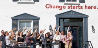 Members of the United Way Peterborough & District's 2026-27 campaign cabinet gathered at the organization's Stewart Street office on August 21, 2026 for their first meeting in advance of this year's campaign launch, which takes place on Thursday, September 17 at Healthy Planet Arena. (Photo: United Way Peterborough & District / Facebook)
