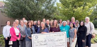 100 Women Peterborough donates over $10,000 to Farms at Work Members of 100 Women Peterborough outside Ashburnham Funeral Home & Reception Centre on September 15, 2026, where they presented a $10,000-plus cheque to Farms at Work, representing the collective donations of the members of the group. (Photo courtesy of 100 Women Peterborough)