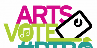 ArtsVote Peterborough 2026, a debate organized by Electric City Culture Council (EC3) that will feature all seven mayoral candidates for the October 26 municipal election, takes place the evening of Wednesday, September 23 at Market Hall Performing Arts Centre at 144 Charlotte Street in downtown Peterborough. (Graphic: EC3)