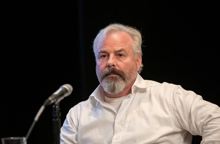 Peterborough mayoral candidate Brian Lumsden at ArtsVote Peterborough 2026, hosted by the Electric City Culture Council (EC3) on Wednesday, September 23 at Market Hall Performing Arts Centre in downtown Peterborough. (Photo: Jordan Lyall / kawarthaNOW)
