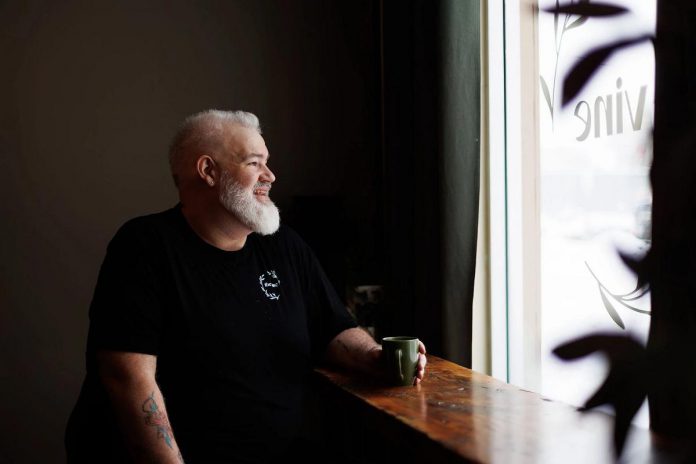 Chef Tyrone Flowers (pictured) and his wife and partner Lauren Mortlock opened The Vine in downtown Peterborough in 2023. After four months of health leave, Tyrone is back and ready to reopen the pescatarian restaurant. (Photo: The Vine)