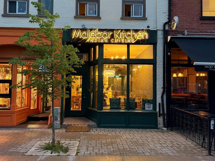 Joyal Antony, a Fleming College graduate who came to Peterborough from India in 2024, has opened Malabar Kitchen on Hunter Street West in downtown Peterborough featuring the distinctive coastal flavours of Kerala and Malabar in southern India. (Photo: Malabar Kitchen)