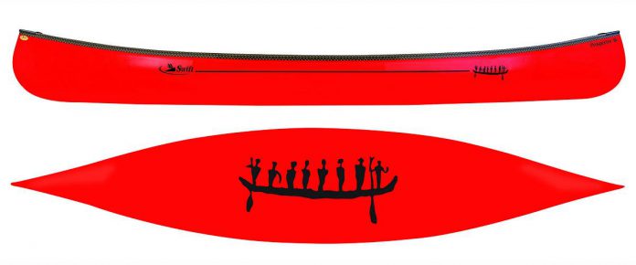 To support core programming at The Canadian Canoe Museum in Peterborough, Swift Canoe & Kayak has donated a Prospector 16-foot canoe for the live auction at the annual Lakeside Gala fundraiser on October 3, 2026. One of the brand's most popular canoes for both recreational paddles and multi-day canoe trips, the one-of-a-kind canoe will be embedded with The Canadian Canoe Museum logo on the bottom and side of the hull. (Photo courtesy of The Canadian Canoe Museum)