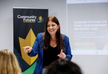 Rose Terry, manager of the Business Advisory Centre and corporate communications at Community Futures Peterborough, will be leading three of the nine Entrepreneurship 101 workshops offered in fall 2026. Supported by Scotiabank, all workshops are free and will be held at the Venture North building in downtown Peterborough. (Photo courtesy of Community Futures Peterborough)