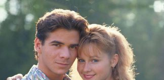 Pat Mastroianni and Stacie Mistysyn as Joey Jeremiah and Caitlin Ryan in the 1989-91 CBC television series "Degrassi High" and the 1992 television movie "School's Out." (Photo supplied by Oak Artist Management)