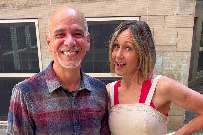 Pat Mastroianni and Stacie Mistysyn, who portrayed Joey Jeremiah and Caitlin Ryan in the 1989-91 CBC television series "Degrassi High" and the 1992 television movie "School's Out." (Photo supplied by Oak Artist Management)
