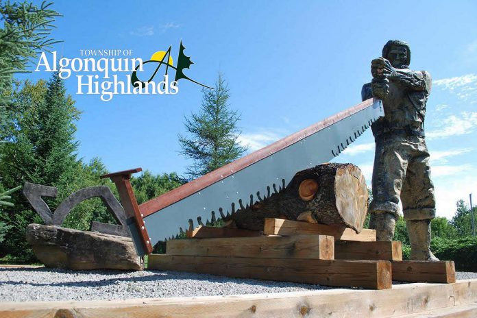 Located in the northern part of Haliburton County, the Township of Algonquin Highlands is a rural municipality with a population of around 2,600 permanent residents and around 10,000 seasonal residents. Communities in Algonquin Highlands include half the village of Dorset, part of Carnarvon, and the hamlets of Boshkung, Buttermilk Falls, Halls Lake, Little Hawk Lake, Maple Lake, Ox Narrows, and Oxtongue Lake. (Photo: Township of Algonquin Highlands)