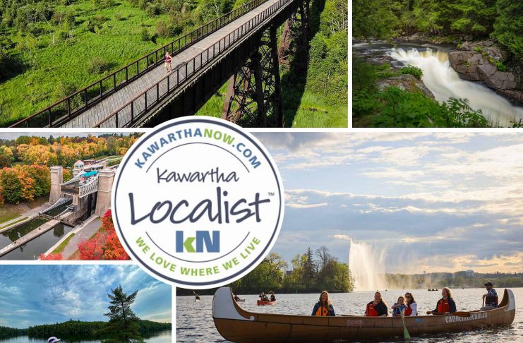 Kawartha Localist: Your end-of-summer bucket list This edition of kawarthaNOW's "Kawartha Localist" editorial series features end-of-summer bucket list across the Kawarthas, including Silent Lake Provincial Park, The Canadian Canoe Museum, the Ranney Gorge Suspension Bridge, Ganaraska Forest, Algonquin Provincial Park's South Gate, Sanctuary Flower Fields, The Gut, Haliburton Sculpture Forest, Doube's Trestle Bridge, Liftlock Cruises, and more. (kawarthaNOW collage)