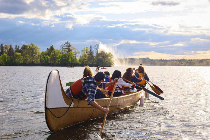 Until October 12, 2026, you can book a Voyageur canoe tour at The Canadian Canoe Museum in Peterborough and explore Little Lake. You can also can rent canoes or kayaks for your own self-guided tour. (Photo: The Canadian Canoe Museum)