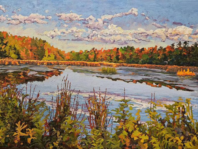 Landscape artist David Smith is one of 27 artists who are participating in the Apsley Autumn Studio Tour on September 19 and 20, 2026 at nine studio locations across North Kawartha. For 33 years, the annual event has invited guests to explore the artwork created locally, getting a behind the scenes look at the artists' processes. (Photo: David Smith)