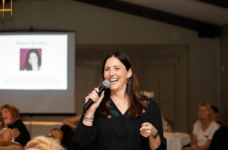 Know Your Locals: Megan Murphy helps people find the heartbeat of their story Megan Murphy at the Women's Business Network of Peterborough on September 2, 2026 at Elmhirst's Resort in Keene where she spoke about storytelling. As a performer, filmmaker, playwright, director, writer, radio host, emcee, and storyteller, Megan can help people, businesses, and organizations discover and tell their own stories in an authentic way. She is available for hire as a professional emcee, keynote speaker, ideation consultant, branded documentary filmmaker, leader of story-mining workshops, and more. (Photo: Jordan Lyall Photography)