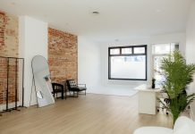 Located in downtown Peterborough, Studio Savvy is a versatile event space and photography studio founded by content creator Carley Beal. The bright and minimalistic space has high ceilings with various backdrops and props to suit a wide range of content creation and photography needs, including a textured sofa, a wainscot wall, a brick wall, and an infinity wall. With a bar and "get ready" area, the studio can also be booked for intimate private events including bridal showers, workshops, and micro-weddings. (Photo courtesy of Studio Savvy)