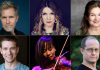 KS & Co. Productions and New Stages Theatre present "Phantom & Friends – A Toast to Broadway" at Market Hall Performing Arts Centre in downtown Peterborough on October 22, 2026 featuring (top row) vocalists David Rogers, Kate Suhr, and Linda Kash and (bottom row) musicians Gavin Tessier, Victoria Yeh, and Sam Quinn. (kawarthaNOW collage of supplied photos)