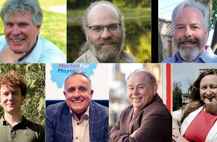 Meet the seven candidates vying to become Peterborough’s next mayor The seven candidates vying to become Peterborough's next mayor in the October 26, 2026 municipal election (left to right, top and bottom): Michael Eamon, Rob Hailman, Brian Lumsden, Jacob Méthot, Neil Morton, Keith Riel, and Rebecca Schillemat. (kawarthaNOW collage of candidate photos)