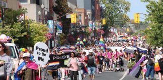 Peterborough-Nogojiwanong Pride Week runs from September 18 to 27, 2026. The week culminates with the Pride Parade, pictured here in 2024, which takes place this year on September 26 and will be followed by the popular "Pride in the Park" event in Millennium Park. (Photo courtesy of Sean Bruce)