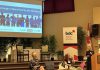 Workforce Development Board CEO Jennifer Lamantia (right) making a presentation at the Peterborough and Kawarthas Chamber of Commerce's Business Summit in June 2026. On September 30, the not-for-profit organization is celebrating 30 years of strengthening the workforce across Peterborough, the City of Kawartha Lakes, Northumberland, and Haliburton. (Photo courtesy of WDB)