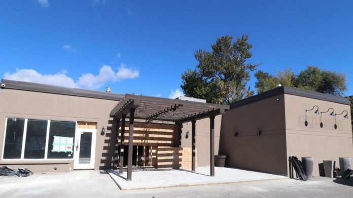 Renovations underway earlier this fall at the former Kettle Drums restaurant location at 224 Hunter Street West in downtown Peterborough, which is the home of the new La Copa by Imperial, an upscale Spanish and Mediterranean social bar, expected to open in early November 2026. (Photo courtesy of Imperial Group)