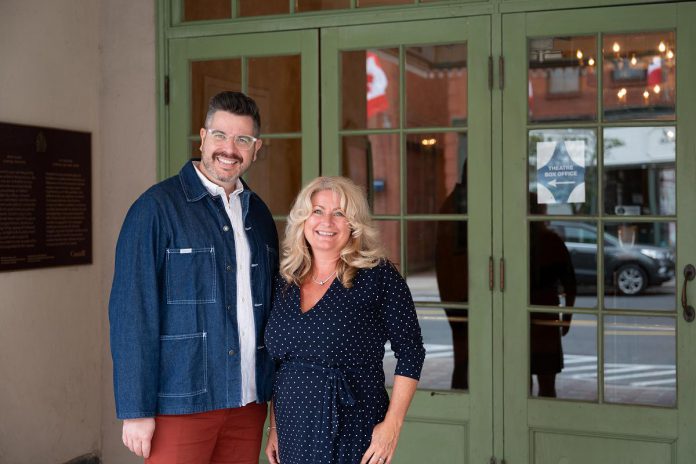 The Capitol Theatre's artistic director Rob Kempson and managing director Erin Peirce at the historic Port Hope venue. (Photo: Sam Moffatt)