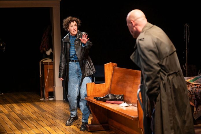 Following the 2023 world premiere production of Nick Green's "Casey and Diana" at the Stratford Festival, Laura Condlln and Sean Arbuckle were among the actors from that production who reprised their roles as Pauline and Thomas in the award-winning 2024 remount at Soulpepper Theatre Company in Toronto. They are two of the four actors from both productions who will perform in New Stages Theatre's staged reading at Market Hall Performing Arts Centre in downtown Peterborough on November 15, 2026. (Photo: Dahlia Katz)