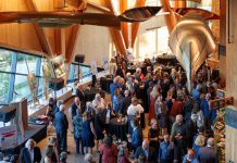 Guests gather in the Atrium at The Canadian Canoe Museum in Peterborough during the second annual Lakeside Gala on October 3, 2026, a fundraiser to support the museum's core programming and the care of its nationally significant collection of paddled watercraft. (Photo courtesy of The Canadian Canoe Museum)