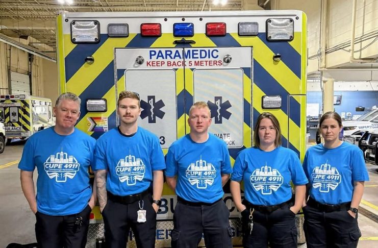 Ontario Labour Relations Board rules that Peterborough paramedics cannot strike before November 13 CUPE Local 4911, which represents Peterborough City-County paramedics, has been bargaining with Peterborough County for a new collective agreement since March 2026. (Photo: CUPE 4911 Peterborough Paramedics / Facebook)