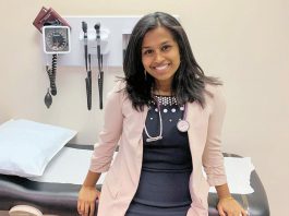 Peterborough family physician Dr. Madura Sundareswaran is the founder and medical director of the Peterborough Newcomer Health Clinic and the founder of the Peterborough Family Physician Think Tank, now known as PTBO Fam Docs. (Photo courtesy of Peterborough Newcomer Health Clinic)