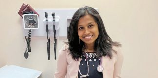 Peterborough family physician Dr. Madura Sundareswaran is the founder and medical director of the Peterborough Newcomer Health Clinic and the founder of the Peterborough Family Physician Think Tank, now known as PTBO Fam Docs. (Photo courtesy of Peterborough Newcomer Health Clinic)