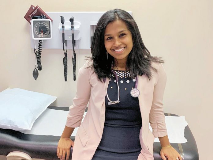 Peterborough family physician Dr. Madura Sundareswaran is the founder and medical director of the Peterborough Newcomer Health Clinic and the founder of the Peterborough Family Physician Think Tank, now known as PTBO Fam Docs. (Photo courtesy of Peterborough Newcomer Health Clinic)