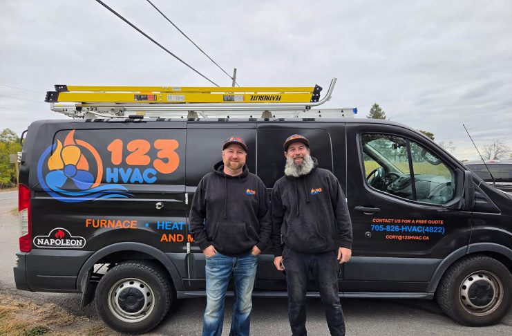 Too noisy, too costly, too cold? A local HVAC contractor addresses common myths about heat pumps Heat pumps are installed and maintained by Heating Ventilation and Air Conditioning (HVAC) businesses like 123 HVAC, based in Selwyn Township and serving the broader Peterborough and Kawartha Lakes region. Owner Cory Rawn (left), pictured with business partner Mike Baker, dispels some common myths about heat pumps in advance of GreenUP's inaugural Heat Pump Week from October 13 to 16, 2026. (Photo courtesy of 123 HVAC)