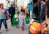 Participants in the 2025 Halloween in the Booro event in downtown Peterborough. The Peterborough Downtown Business Improvement Area (DBIA) is bringing the family-friendly event back for 2026 on Saturday, October 24 from 4 to 6 p.m., followed by a free screening of the 2015 horror comedy "Goosebumps" at Quaker Foods City Square. (Photo courtesy of Peterborough DBIA)