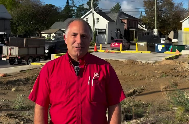 One year after devastating fire, Kawartha Home Hardware is preparing to rebuild in downtown Lakefield Kawartha Home Hardware general manager Garnet Hinds at the site of the former historic Kawartha Home Hardware building at 24 Queen Street in downtown Lakefield, which was demolished after being severely damaged in a fire on October 9, 2025. In a video posted on social media on October 8, 2026, Hinds says construction on a new building is ready to proceed. (kawarthaNOW screenshot)