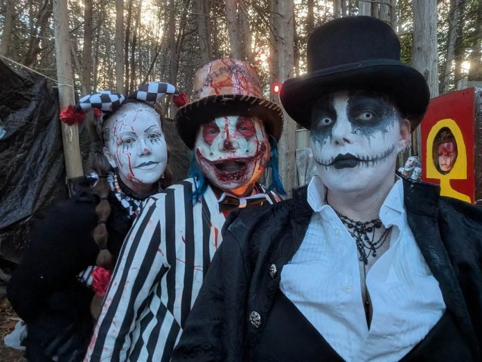 Chaos Carnival in an immersive haunted experience located in Selwyn Township. With this year's theme of "The Dark Circus," you'll walk through a haunted forest fun of terrifying characters including the Ring Master and a twisted clown, with the event running on October 30 and 31. (Photo: Chaos Carnival)