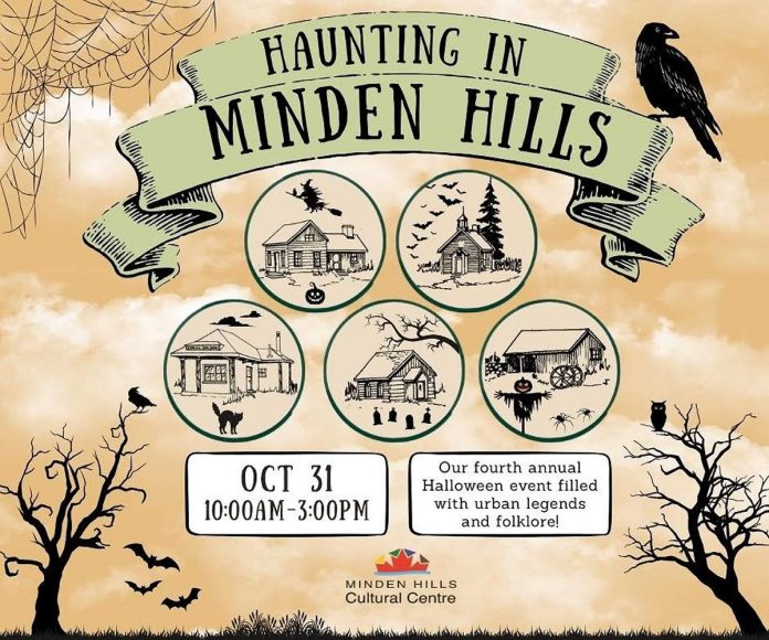 The fourth annual Haunting in Minden Hills is returning to the Minden Hills Cultural Centre on October 31 with family-friendly activities for all ages. (Graphic: Minden Hills Cultural Centre)