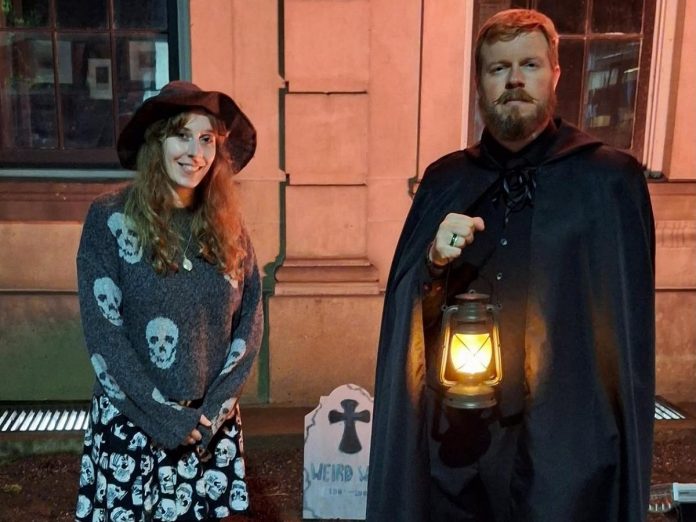 During the Cobourg ghost walks, narrator Andrew Hall guides guests by lantern through the town's historic streets, where history will come to life in the most storied landmarks. (Photo: Experience Cobourg)