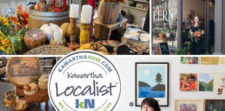 Kawartha Localist: 10 small businesses worth celebrating in the greater Kawarthas To mark Small Business Week from October 19 to 25, 2026, this week's edition of kawarthaNOW's "Kawartha Localist" editorial series highlights 10 small businesses across the greater Kawarthas region as selected by our readers, including Peterborough businesses Take Cover Books, Sweet Fern Floral Studio, The Doggery, Living Local Marketplace, and Watson & Lou, as well as Millbrook Mercantile in Millbrook, The Roost Farm & Market in Kawartha Lakes, The Old Tin Shed in Bancroft, Centre & Main Chocolate Co. in Warkworth, and Heart N Soul Gifts in Lindsay. (kawarthaNOW collage)