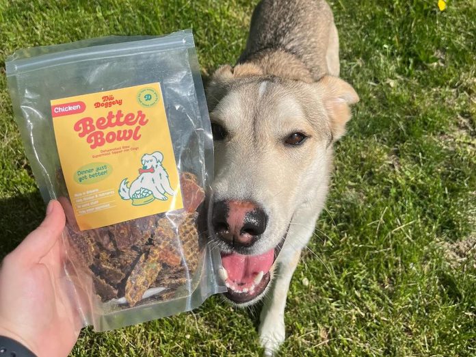 Tiffany Lennox-Dixon founded The Doggery in 2024 when she began making her own small-batch, single ingredient treats. Today, she sells toppers and treats, including novelty items like freeze-dried mussels and shrimp. Found at local stores across the greater Kawarthas, The Doggery also sells mental enrichment supplies. (Photo courtesy of The Doggery)