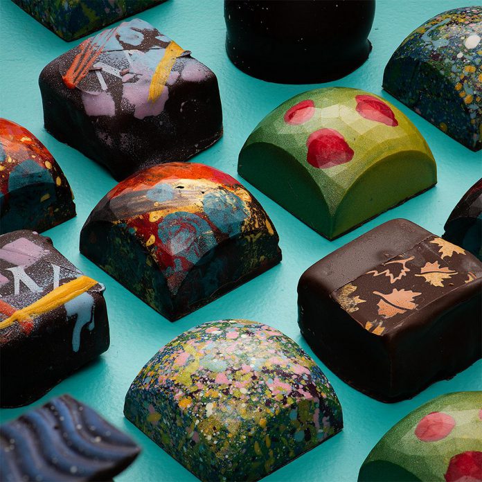 Located in Warkworth, Centre & Main Chocolate Co. is an artisanal chocolate shop founded by Angela Roest. The creative chocolatier crafts with innovative ingredients that are sourced locally, including kimchi, popcorn, toast, and pollen. (Photo courtesy of Centre & Main Chocolate Co.)