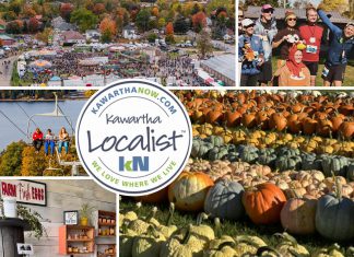 Kawartha Localist: 14 things to do with your family on Thanksgiving weekend across the greater Kawarthas This edition of kawarthaNOW's "Kawartha Localist" editorial series features 14 family-friendly activities and destinations across the greater Kawarthas region for the Thanksgiving long weekend, including the Fenelon Falls Turkey Trot and the Northumberland Turkey Trot, Duff Acres in Keene, the Buckhorn Harvest Craft Show, Back Forty Farmstead near Bancroft, the Norwood Fall Fair, Harvest Market in Stirling and other local farmers' markets, Bobcaygeon Brewing Company and Kawartha Dairy, Sir Sam's in Haliburton County, Robin's Nest Farm Market in Warkworth, Ganaraska River in Northumberland County, Leahy's Farm and Market in Douro-Dummer, Frosted Flour Co. in Port Hope, and more. (kawarthaNOW collage)