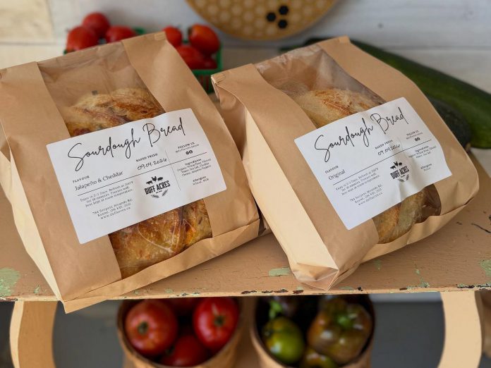 The farm stand at Duff Acres in Keene will be open on Friday and Saturday of the Thanksgiving weekend. Limited quantities of pre-ordered turkeys and sourdough will be available, alongside farm-raised beef, pork, and lamb. The farm stand is also stocked with a range of locally made goods including cranberry sauce, honey, and dog treats. (Photo: Duff Acres)