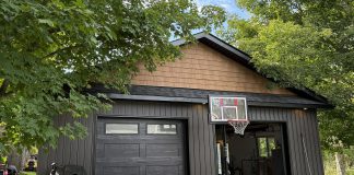 A recently completed garage project built through Merrett Home Hardware Building Centre's Beaver Homes & Cottages program. The program offers more than 500 pre-designed garages and carriage homes, which can be altered to fit each customer's lifestyle and preferences. In addition to providing premium-grade materials for the build, the program includes support from a local consultant to finalize designs, navigate permits, and find a local contractor. (Photo courtesy of Merrett Home Hardware Building Centre)
