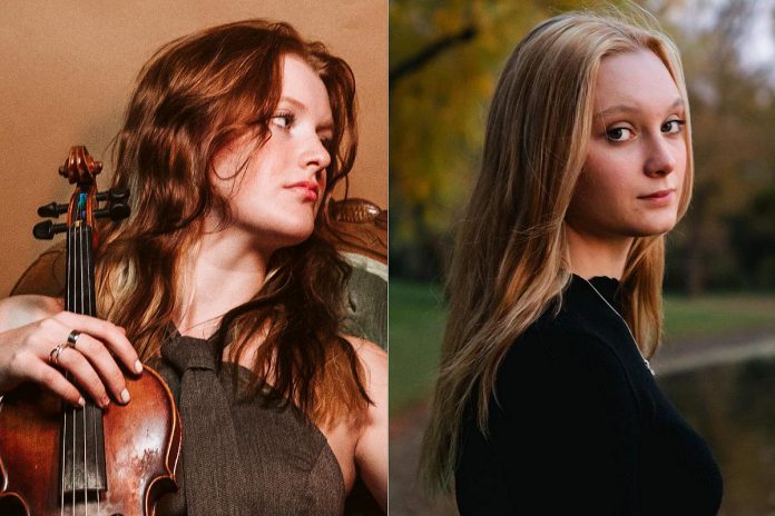 Peterborough singer-songwriter and fiddler Irish Millie and Lakefield indie-pop singer-songwriter Georgia Rose will perform at the Honky Tonk Angel Bar in Cavan-Monaghan on Saturday night. (Promotional photos)