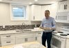 One City Peterborough's director of property development Michael Vanderherberg in the kitchen of a self-contained basement apartment, which is part of a partnership with Peterborough Action for Tiny Homes (PATH) to construct additional rental units that provide supportive housing options for tenants of residential properties owned by One City Peterborough. (Photo courtesy of One City Peterborough)