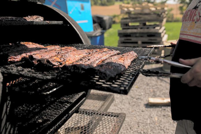 Located in the Township of Otonabee-South Monaghan, Muddy's Pit BBQ is a local favourite for meat-lovers across The Kawarthas. The roadside shack in Keene is well-known for serving mouth-watering locally sourced meats that have been smoked on custom outdoor smokers using only log hardwood. Every Sunday afternoon during the summer, Muddy's also hosts local musicians. (Photo courtesy of Peterborough County Tourism)
