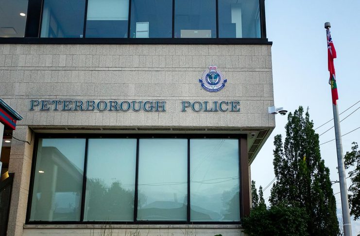 Peterborough joins growing list of police services in Ontario suspending use of Crime Stoppers The Peterborough Police Service's headquarters at 500 Water Street in downtown Peterborough. (Photo: Jordan Lyall / kawarthaNOW)