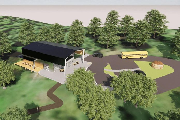A rendering of the new Trillium Lakelands District School Board (TLDSB) Outdoor Education and Indigenous Centre to be constructed in Minden. Entirely funded by an accumulated TLDSB budget surplus, the $3.8-million facility will provide year-round land-based and environmental learning opportunities for the school board's 17,000 students from Kindergarten to Grade 12. (Illustration: TLDSB)