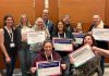 Trillium Lakelands Elementary Teacher Local president Mike De Rose (back left) with educators advocating for special education resources and supports from the Ontario government for the Trillium Lakelands District School Board, which operates 40 elementary schools in the Muskoka, Kawartha Lakes, and Haliburton regions. (Photo: Trillium Lakelands Elementary Teachers Local / Facebook)